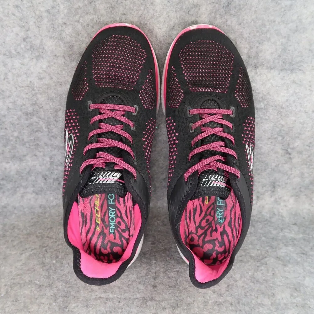Skechers Shoes Womens 7.5 Athletic Trainers Sport Microburst Supersonic Pink Low